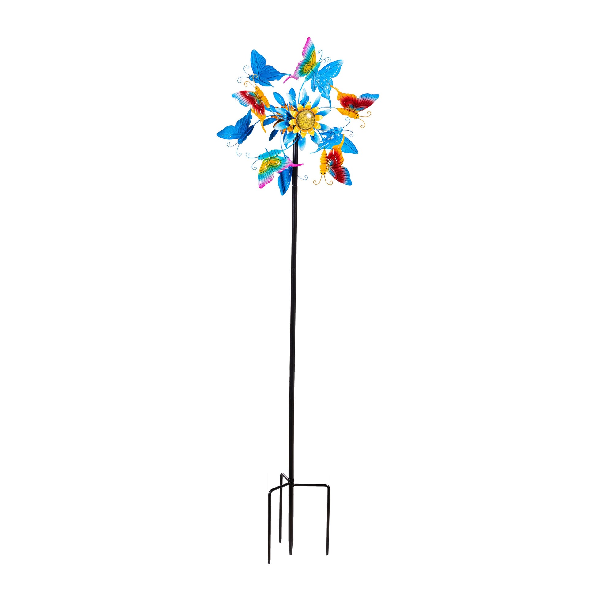 Butterfly Breeze Wind Spinner 74"H - Tampa Home & Garden Store