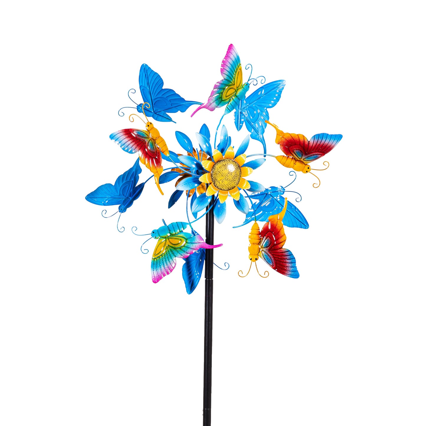Butterfly Breeze Wind Spinner 74"H - Tampa Home & Garden Store
