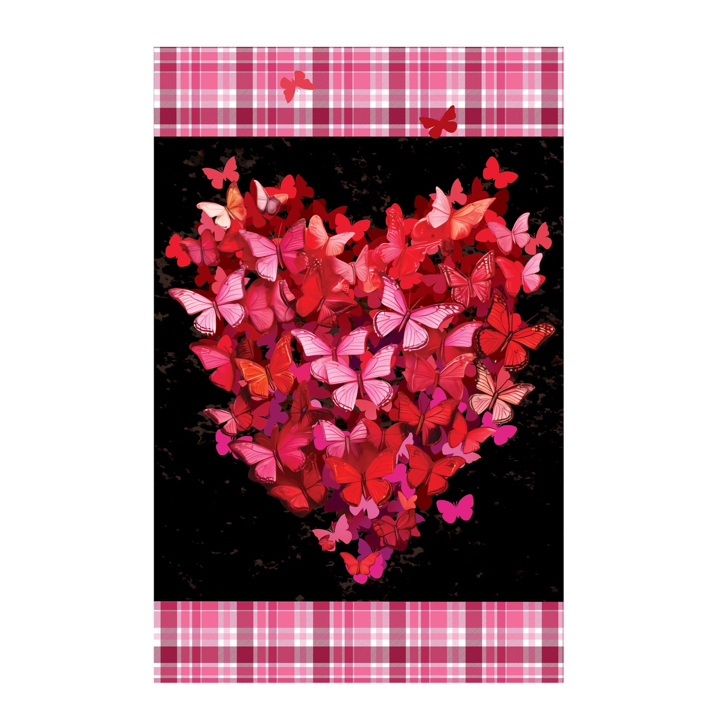 Butterfly Heart Applique Garden Flag - Tampa Home & Garden Store