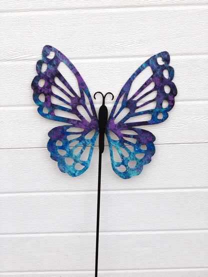 Elegant Butterfly Garden and a Yard Ornament