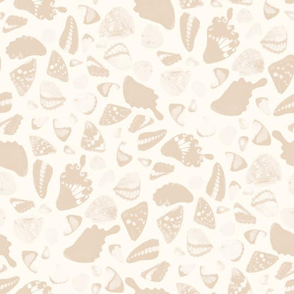 Butterfly Terrazzo Wallpaper, white and peach - Tampa Home & Garden Store