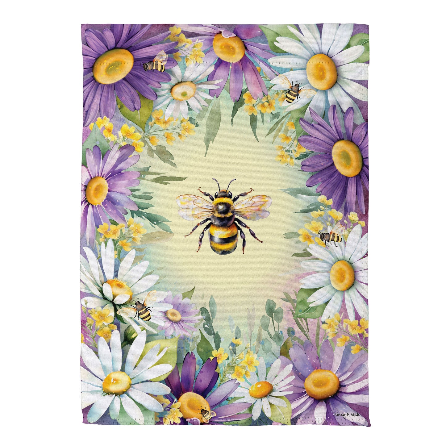 Buzzing Around Suede Garden Flag - Tampa Home & Garden Store