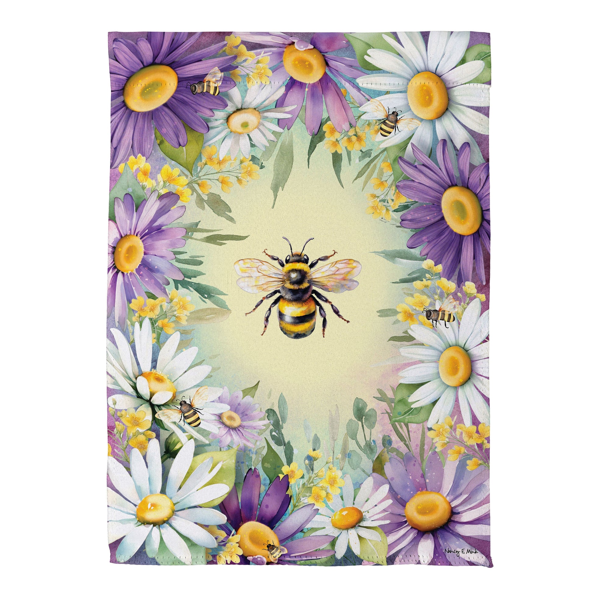 Buzzing Around Suede Garden Flag - Tampa Home & Garden Store