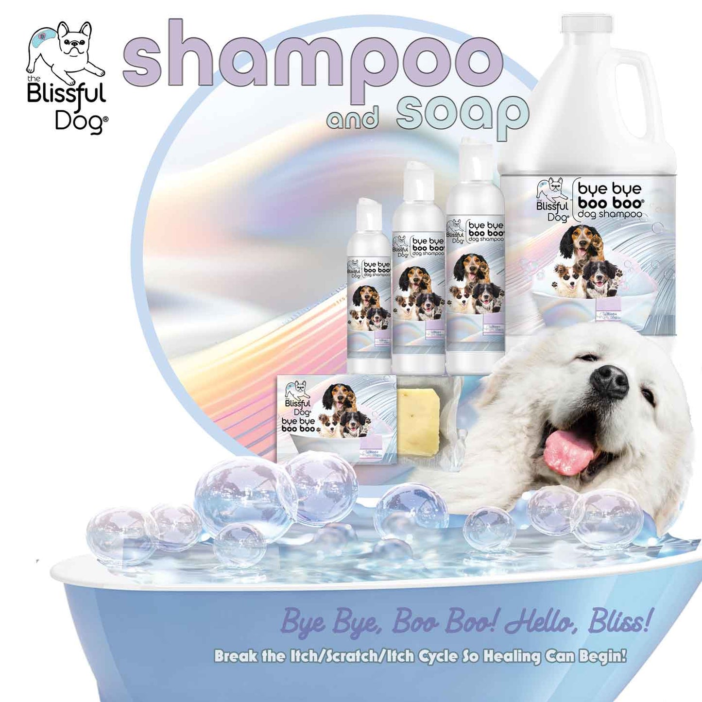 Bye Bye Boo Boo™ Dog Shampoo & Bar Soap - Tampa Home & Garden Store