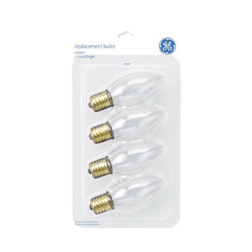 C-9 Replacement Bulbs - Clear 4Pk - Tampa Home & Garden Store