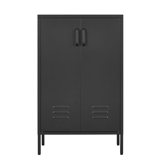 Steel storage cabinet, double door miscellaneous storage cabinet, 2 movable partitions
