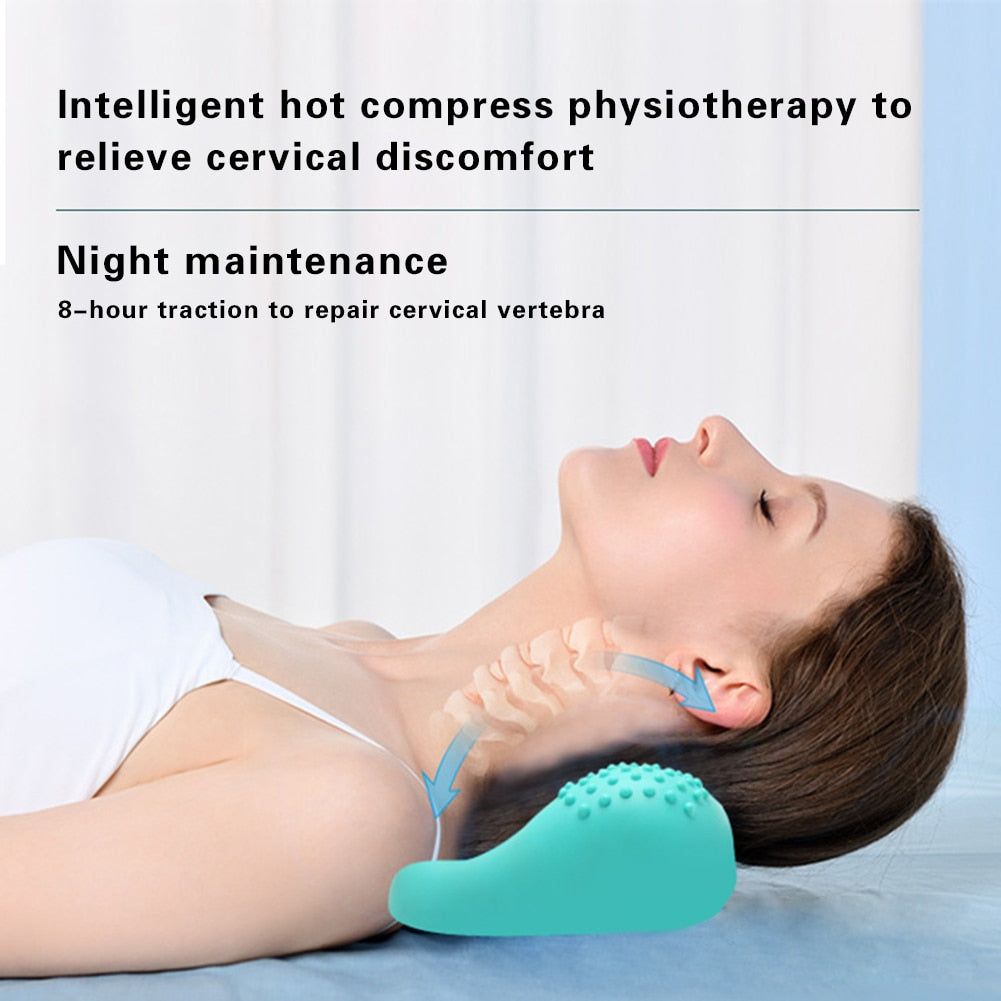 Cervical Spine Massager Massage Pillow Traction Correction Neck Protector To Relieve Shoulder And Neck Pain Hard Repair Pillow - Tampa Home & Garden Store