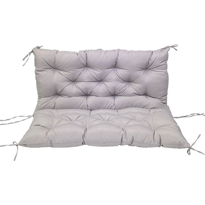 Outdoor 2/3-seater bench/swing cushions: thickened, with backrest, waterproof.