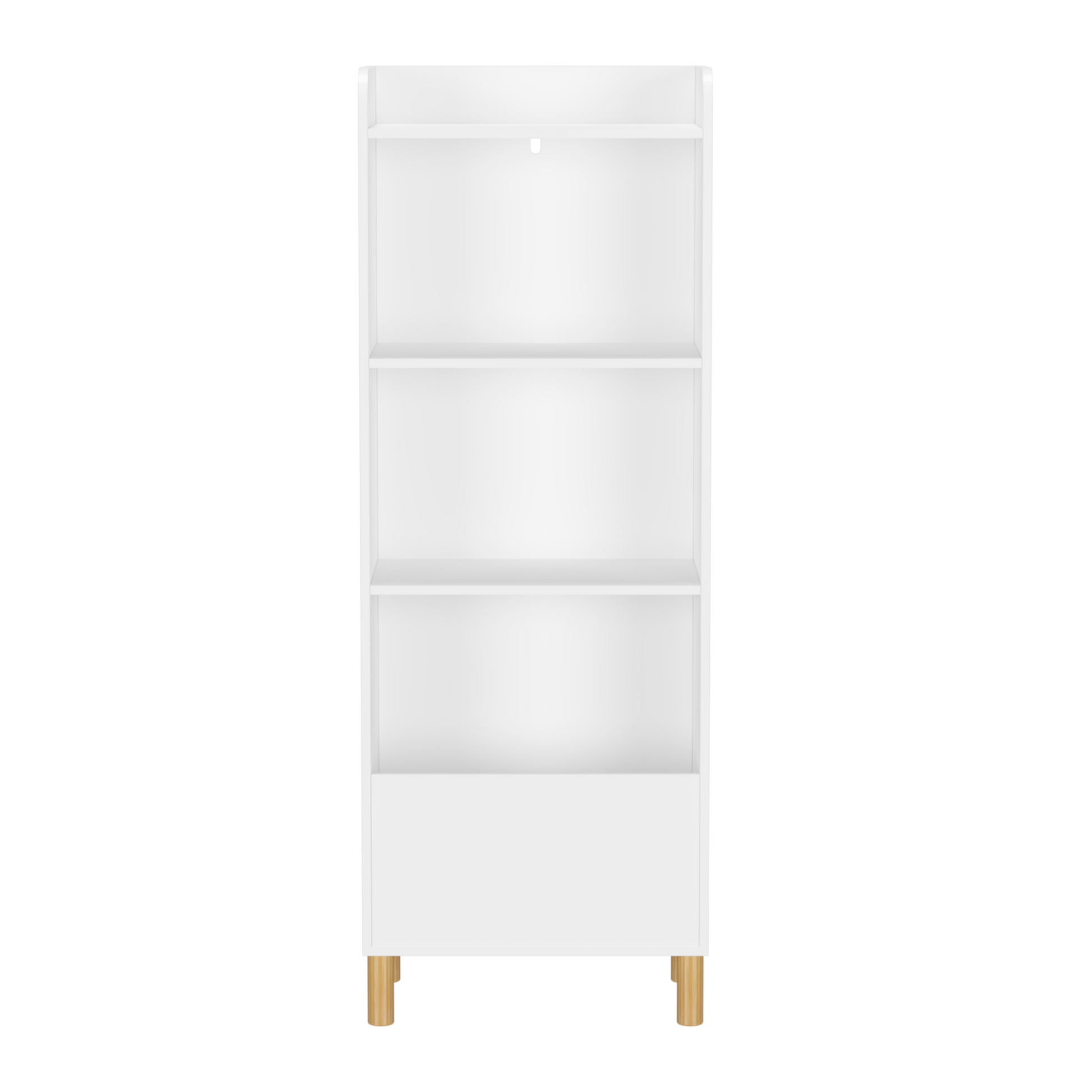 Kids 4-Tier Bookcase Children's Book Display Bookshelf Toy Storage Cabinet Organizer for Children's Room Playroom - Tampa Home & Garden Store