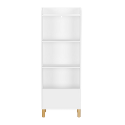 Kids 4-Tier Bookcase Children's Book Display Bookshelf Toy Storage Cabinet Organizer for Children's Room Playroom - Tampa Home & Garden Store