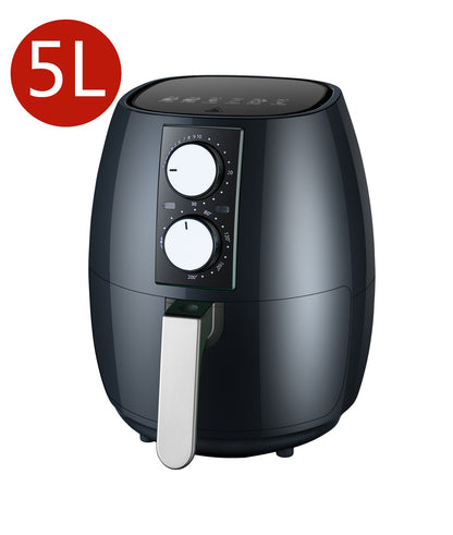 VIP Digital Presence 5L smart air fryer with dark gray body, silver handle, and dual front control dials on Tampa Home & Garden Store