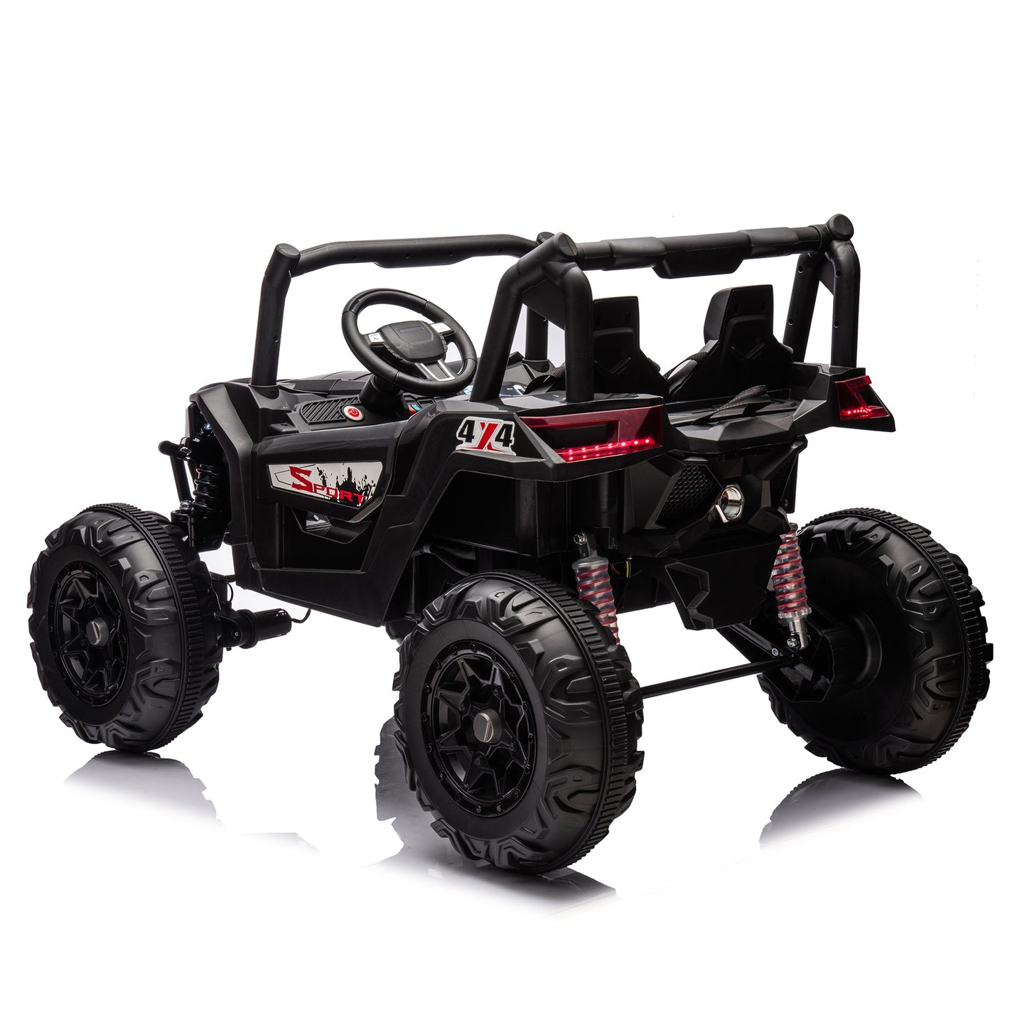 Side-by-side 4x4 ride-on off-road truck by VIP Digital Presence with two seats, rugged tires, and parent remote on Tampa Home & Garden Store