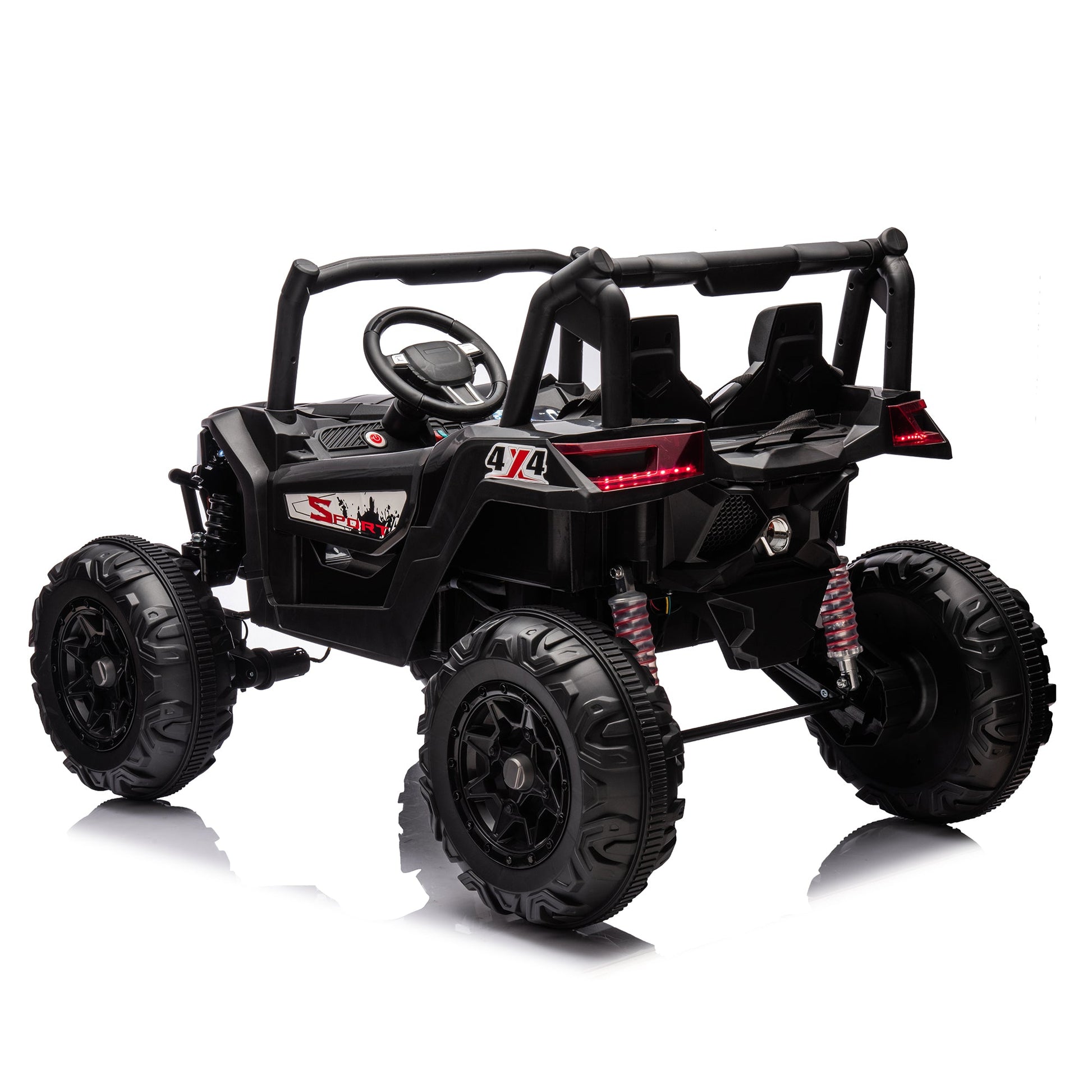 Side-by-side 4x4 ride-on off-road truck by VIP Digital Presence with two seats, rugged tires, and parent remote on Tampa Home & Garden Store