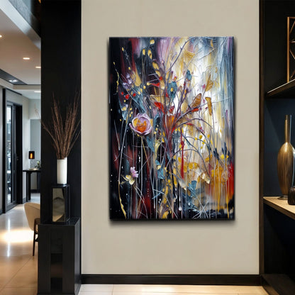 Abstract Bright Radiance Wall Art canvas by Tailored Canvases; textured vibrant abstract design on Tampa Home & Garden Store