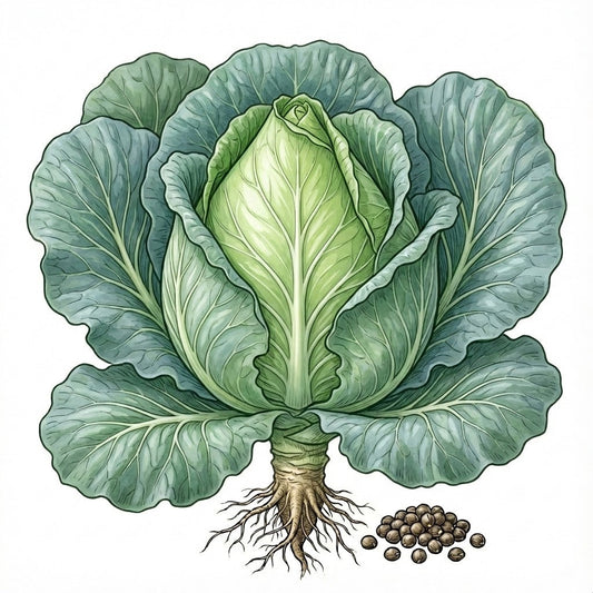 CABBAGE Seeds, Early Jersey Wakefield - Tampa Home & Garden Store