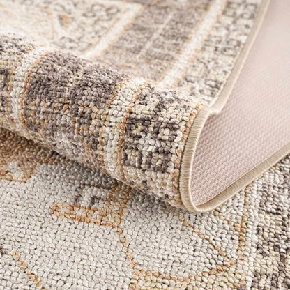 Albas Washable Area Rug neutral beige-gray looped pile by Boutique Rugs on Tampa Home & Garden Store