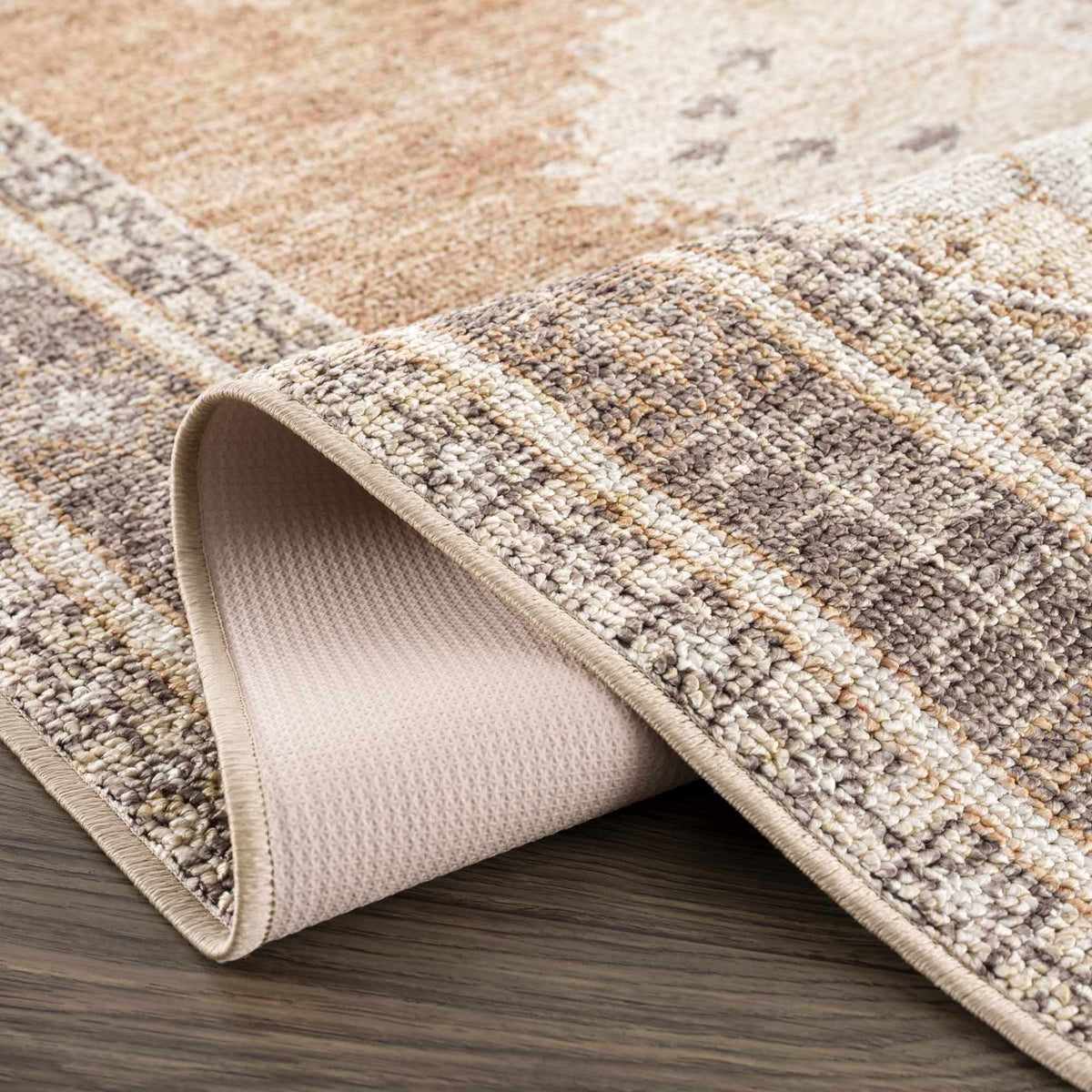 Albas washable area rug by Boutique Rugs in beige taupe textured loop pile set of two on Tampa Home & Garden Store