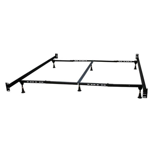 California King Steel Metal Bed Frame with Headboard and Footboard Brackets - Tampa Home & Garden Store