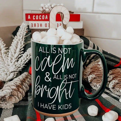 Christmas Ceramic Coffee Mug Double Sided Snark