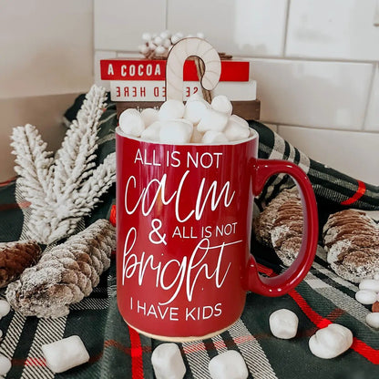 Christmas Ceramic Coffee Mug Double Sided Snark