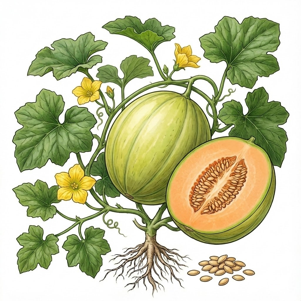 CANTALOUPE Seeds, Crenshaw - Tampa Home & Garden Store