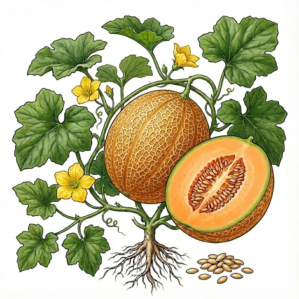 CANTALOUPE Seeds, Minnesota Midget - Tampa Home & Garden Store