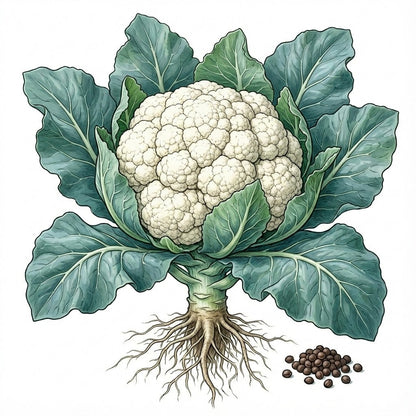 CAULIFLOWER Seeds, Snowball - Tampa Home & Garden Store