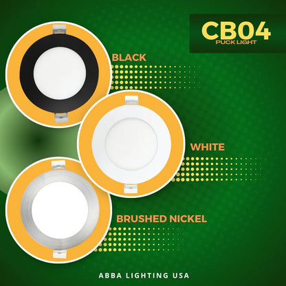 CB04 10W 3CCT Round Slim 12V LED Panel Light Low Voltage Lighting Fixture