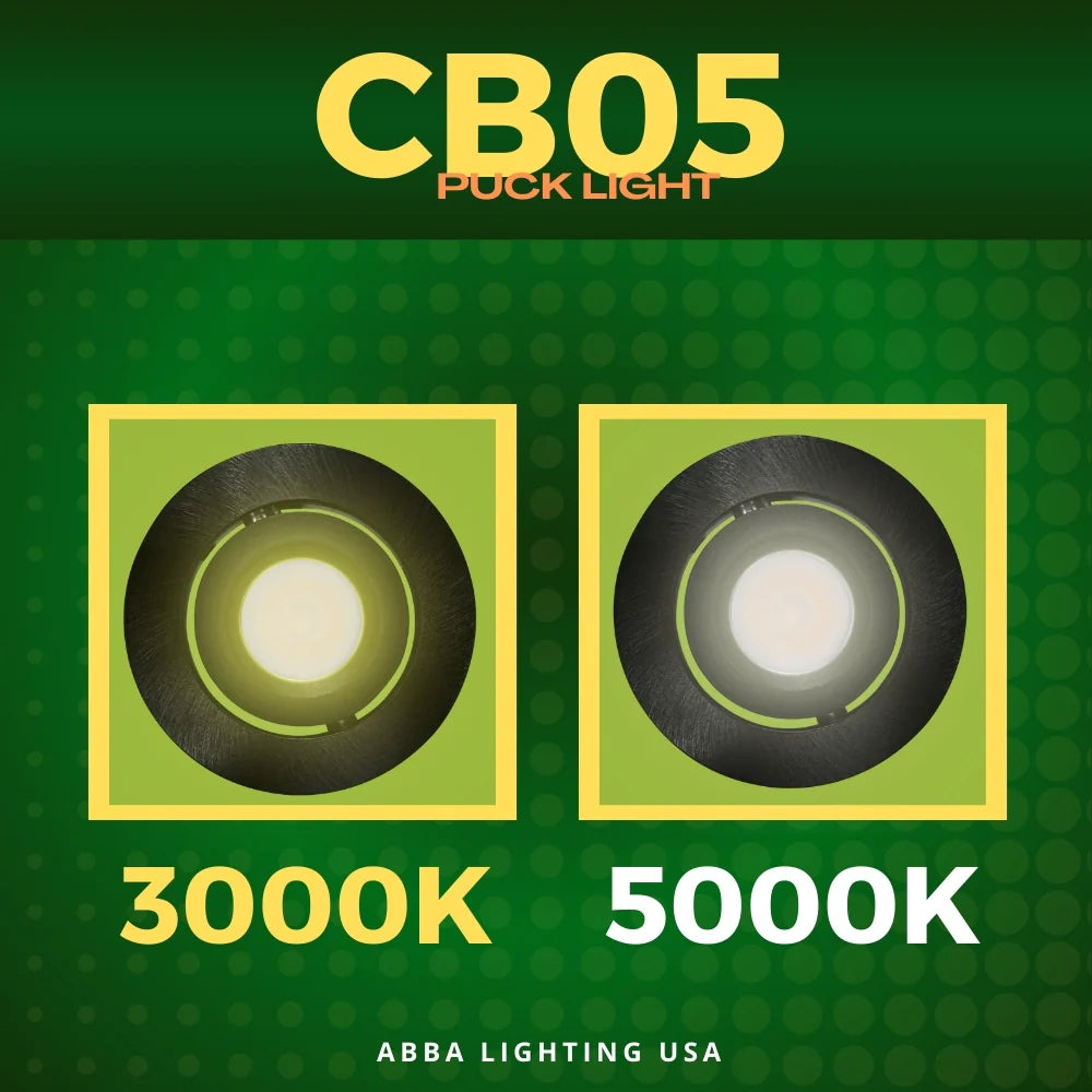 CB05 rond LED Dimmable en fonte d'aluminium encastré armoire lumière vers le bas luminaire