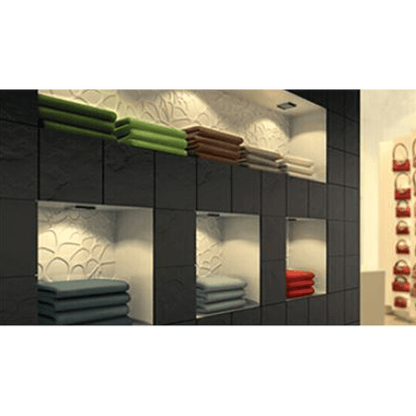 Iluminación empotrada para gabinete con luz LED cuadrada de aluminio fundido regulable CB06