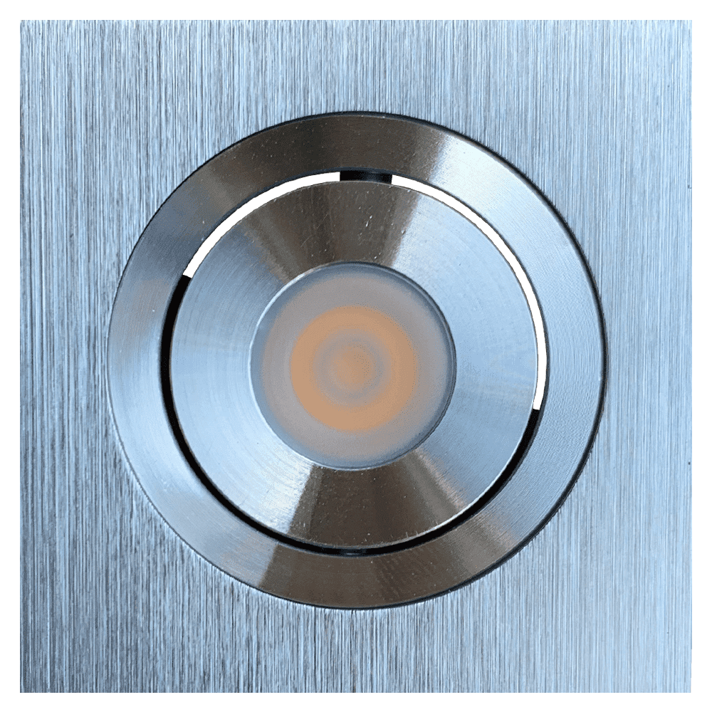 CB06 Dimmable Recessed Square Cast Aluminum LED Puck Light Cabinet Downlighting - Tampa soil911.com