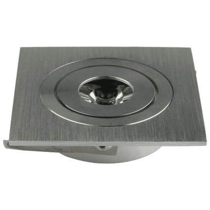 CB06 Dimmable Recessed Square Cast Aluminum LED Puck Light Cabinet Downlighting - Tampa soil911.com