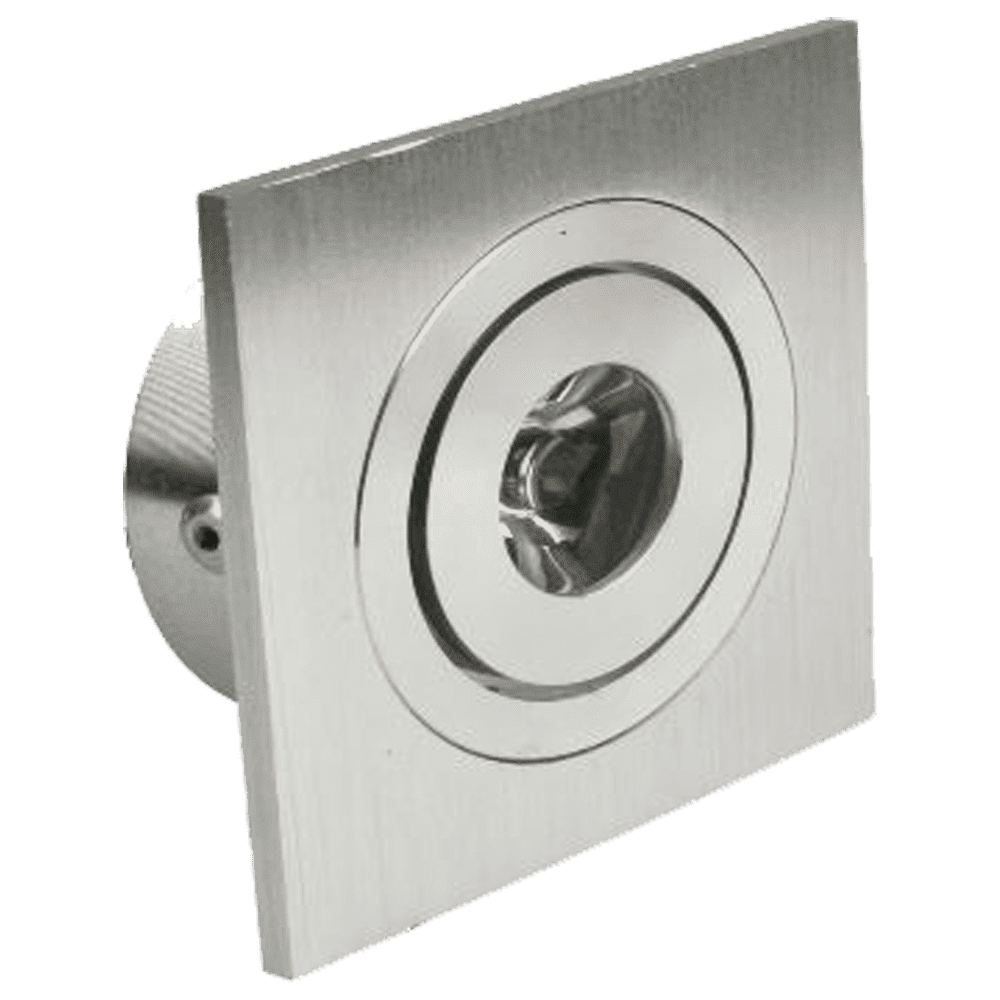 CB06 Dimmable Recessed Square Cast Aluminum LED Puck Light Cabinet Downlighting - Tampa soil911.com