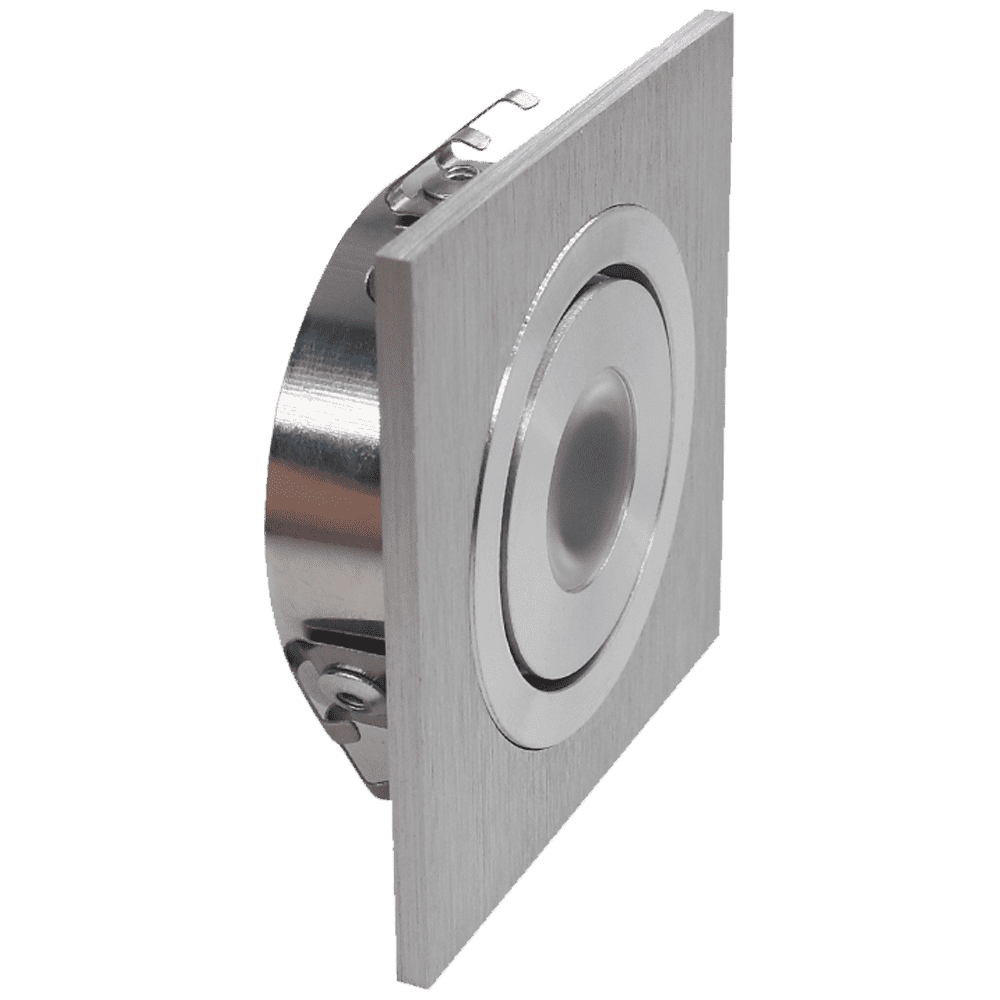 CB06 Dimmable Recessed Square Cast Aluminum LED Puck Light Cabinet Downlighting - Tampa soil911.com