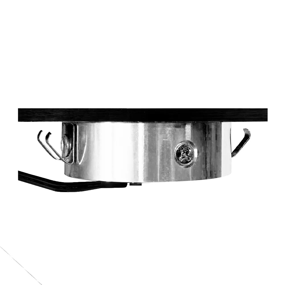 Iluminación empotrada para gabinete con luz LED cuadrada de aluminio fundido regulable CB06