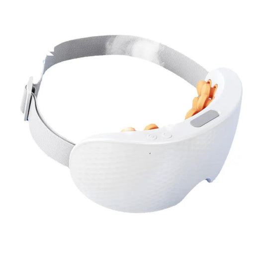 Dry Eye Massage and Heating Steam Eye Massager, white with gray strap, VIP Digital Presence on Tampa Home & Garden Store