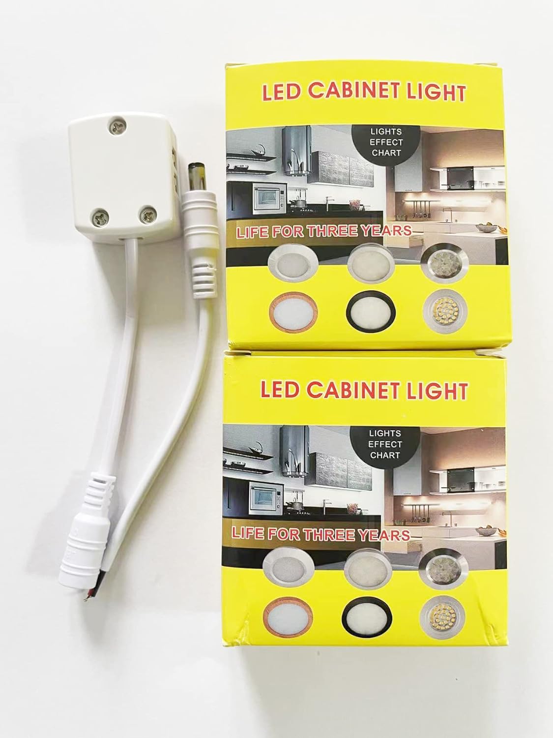 CBA02 2-Pack 12V 3W Round LED Dimmable Aluminum Recessed Cabinet Light Fixture - Tampa Home & Garden Store