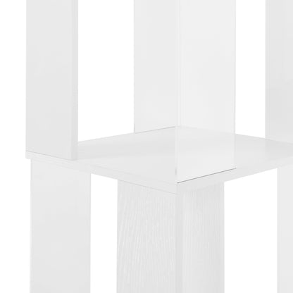 6-layer rotating acrylic board simple bookshelf, multi-functional creative bookshelf for students in the living room - Tampa Home & Garden Store