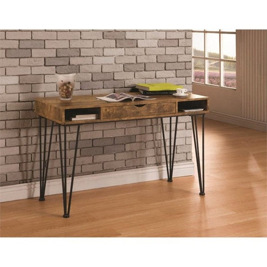 Farmhouse Rustic Home Office 1 Drawer Writing Desk - Tampa Home & Garden Store