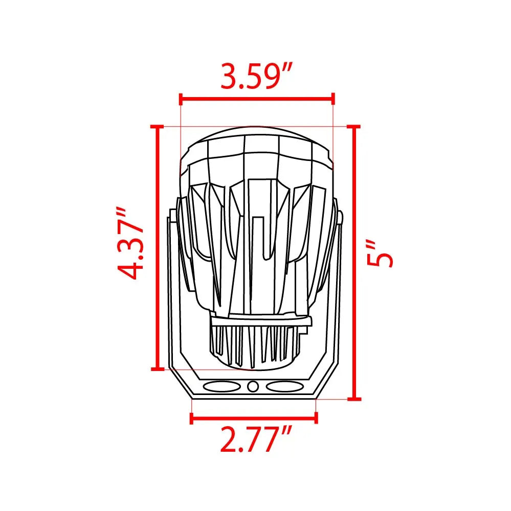 CD12 12W LED Outdoor Spotlight Directional Narrow Beam Angle Lighting