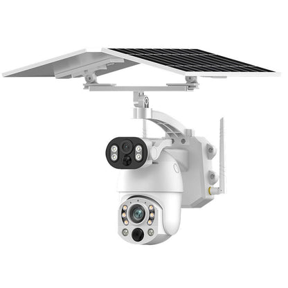 Outdoor solar monitoring camera dual lens wireless wifi remote night vision high-definition monitor
