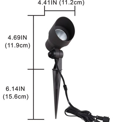 CD45 Black LED Directional Up Light Outdoor Mono Point Spotlight - Tampa Home & Garden Store