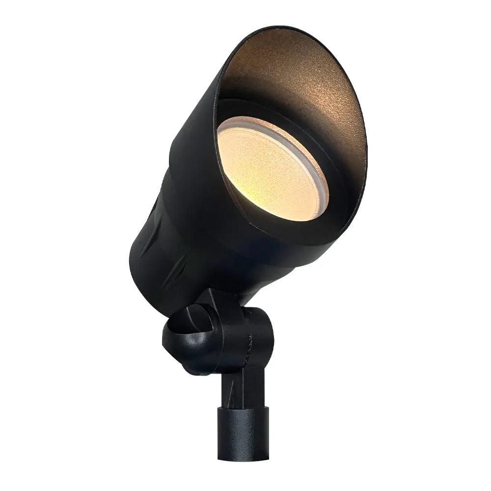 Foco LED direccional de punto único para exteriores CD45, color negro