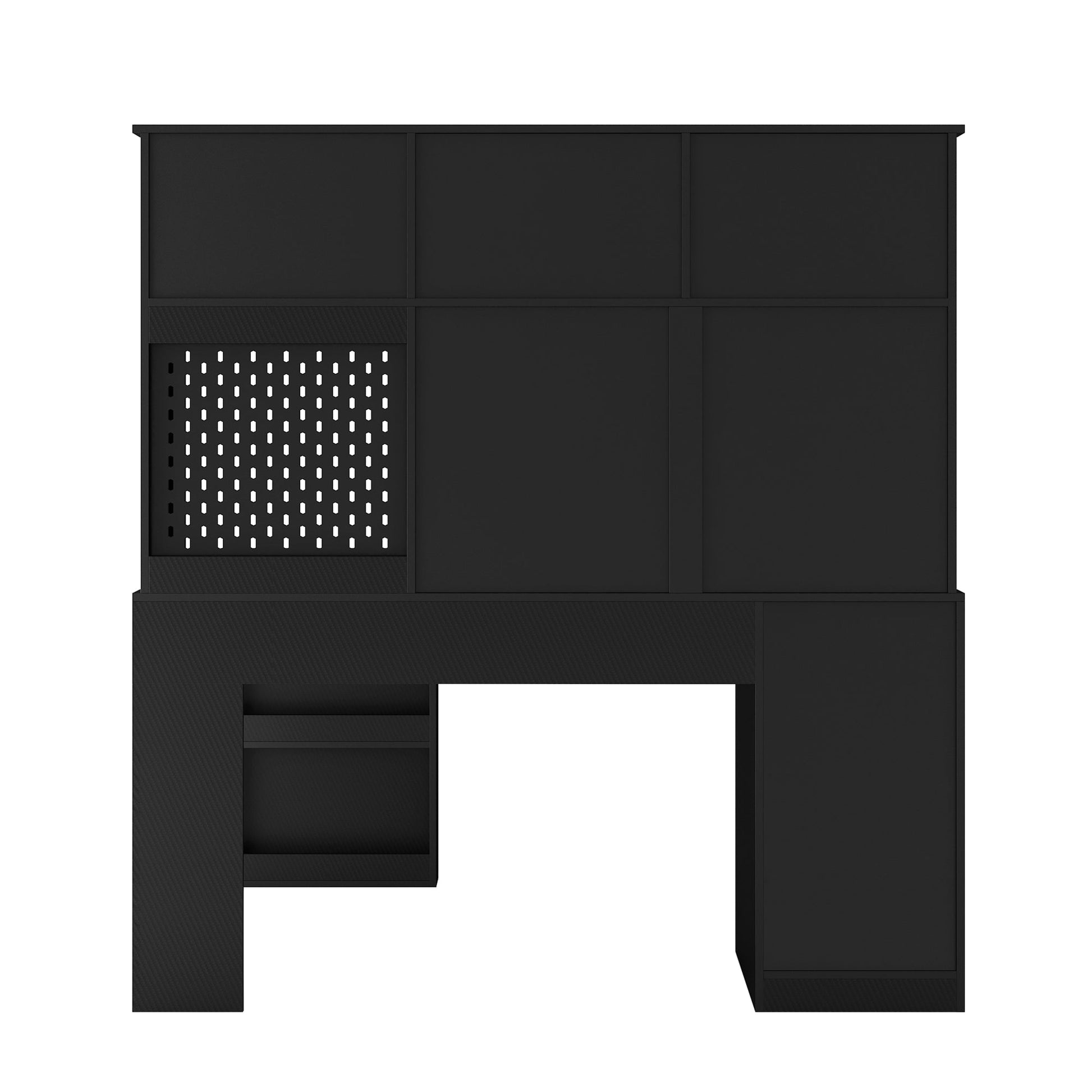 Writing desk with drawer bookshelf and charger, modern L-shaped desk with storage space, corner gaming computer desk - Tampa Home & Garden Store