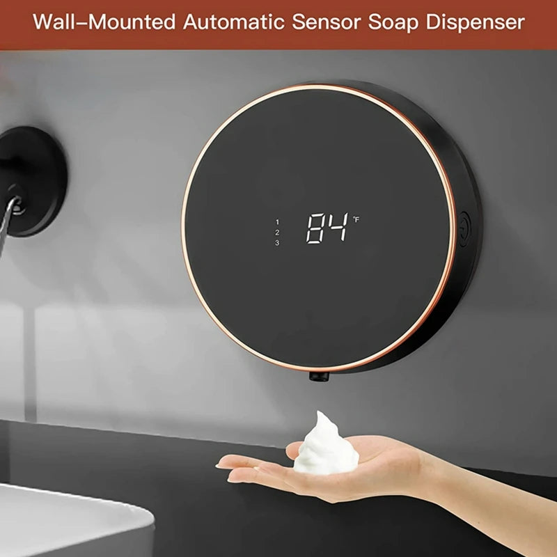 Soap Dispenser Touchless Automatic USB Liquid Foam Machine Wall-mounted Infrared Induction Hand Washer Sanitizer Tool - Tampa Home & Garden Store