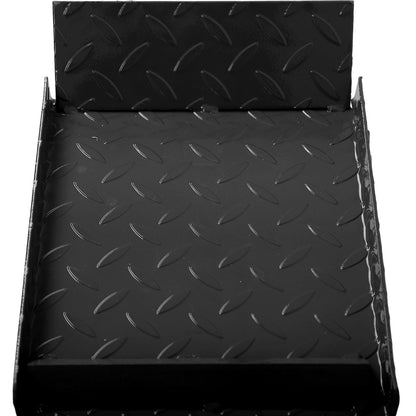 Car truck service ramp lift, garage car lift hydraulic ramp black 5-ton, maintenance frame lift (2 packs) black
