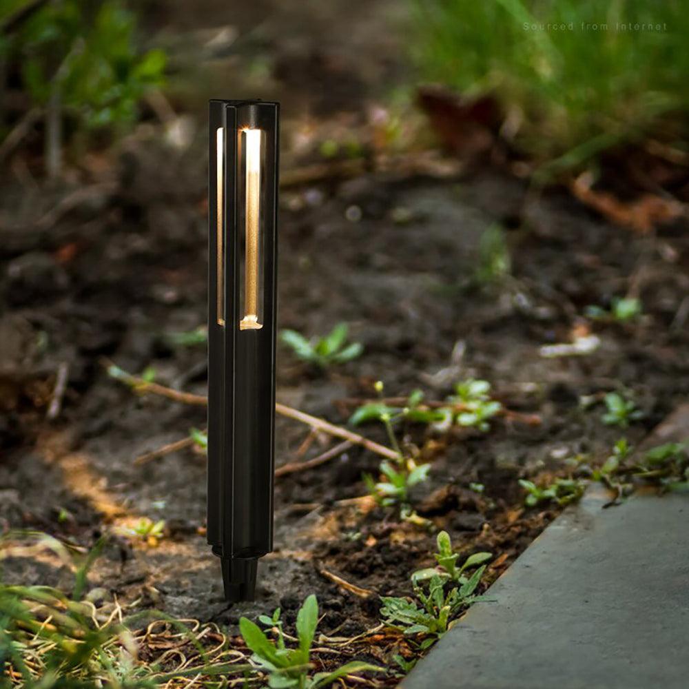 CDPA53 Low Voltage LED Rectangular Bollard Light Outdoor Path Lighting - Tampa soil911.com