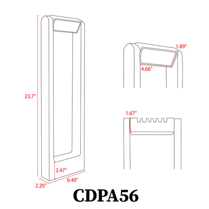 CDPA56 Cast Aluminum Path Light | 8W Integrated LED Low Voltage Landscape Light - Tampa Home & Garden Store