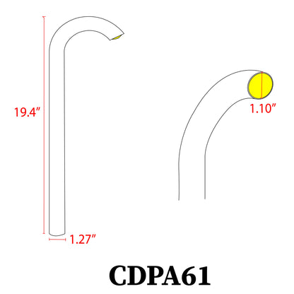 Foco LED CDPA61 de 5 W para caminos, iluminación de paisajes para exteriores de bajo voltaje