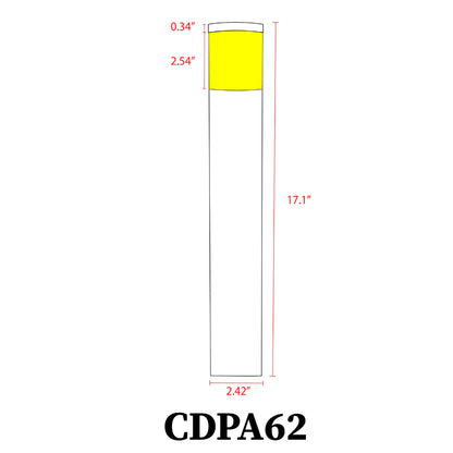 CDPA62 3W Low Voltage LED Linear Bollard Landscape Light Garden Path Light